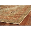 Fine Serapi Hand-Knotted New Zealand Wool Ivory/Rust 8'x10' Area Rug