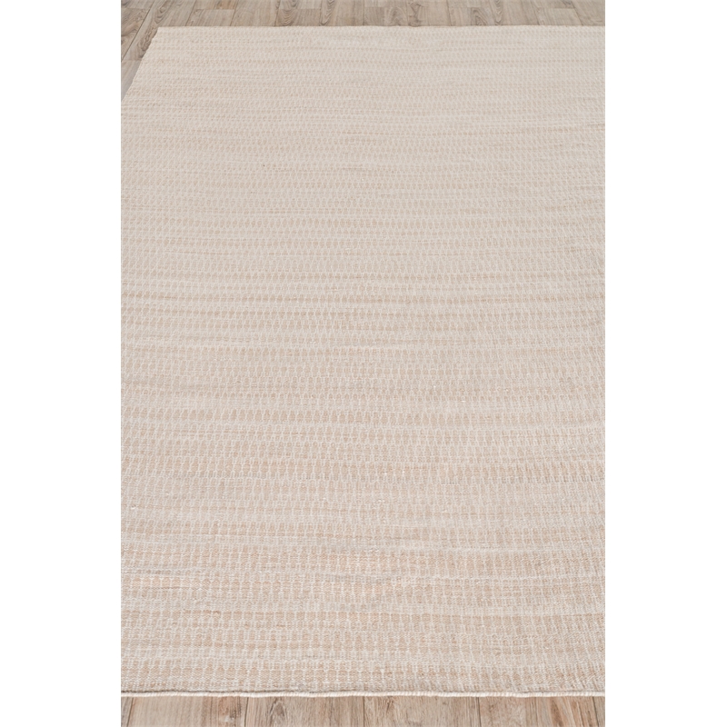 Florence Flatweave Pet Light Beige 2'x3' Area Rug