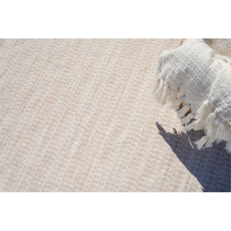 Florence Flatweave Pet Light Beige 2'x3' Area Rug