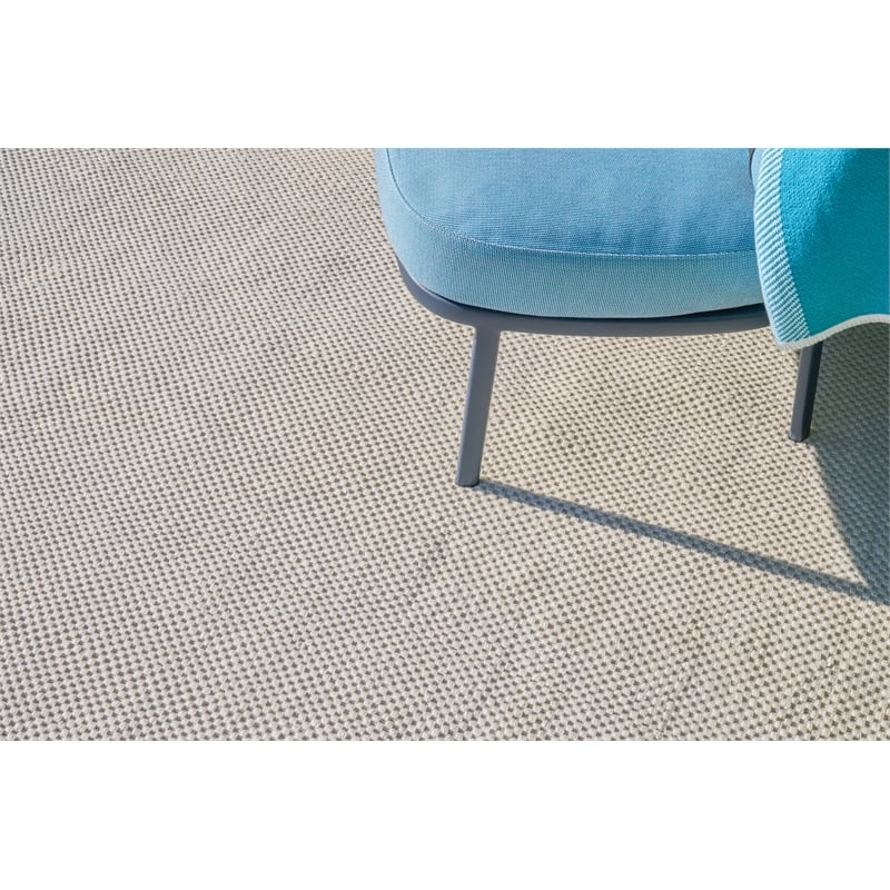 Gamma Flatweave Pet Ivory 6'x9' Area Rug