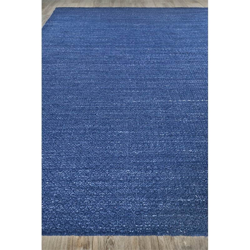 Gamma Flatweave Pet Blue 12'x15' Area Rug