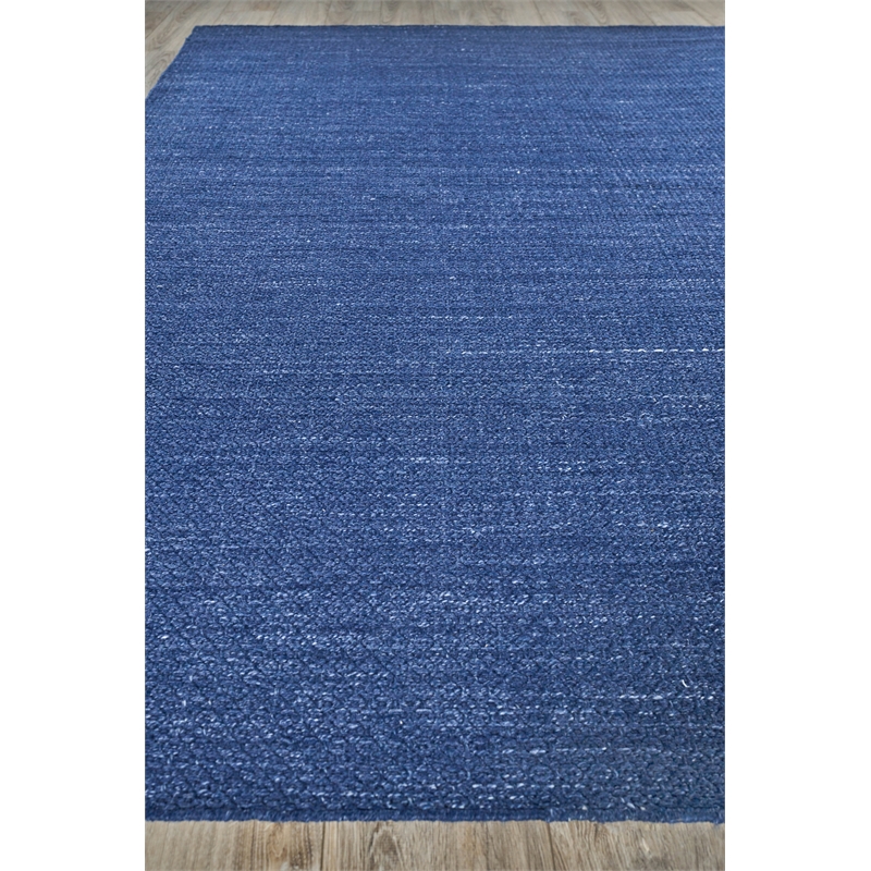 Gamma Flatweave Pet Blue 6'x9' Area Rug