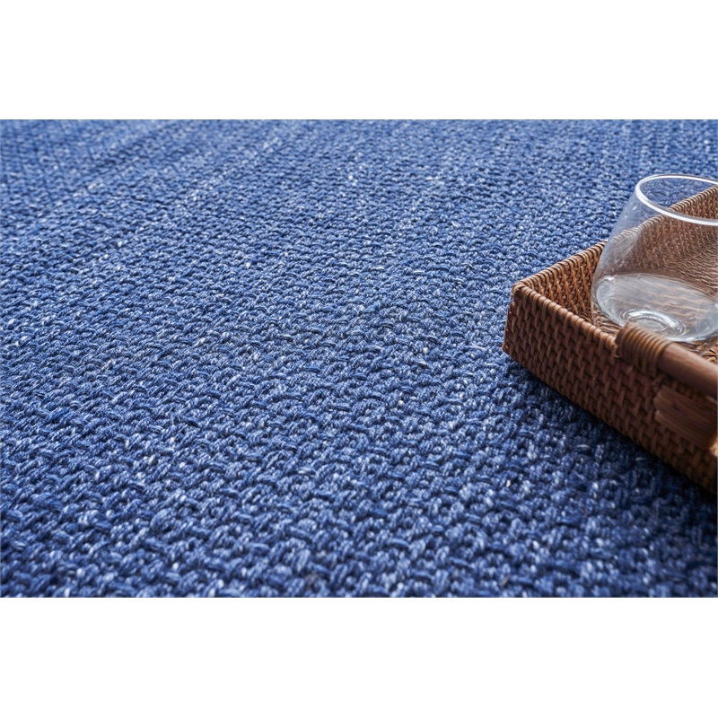 Gamma Flatweave Pet Blue 6'x9' Area Rug