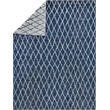 Giorgio Flatweave Pet Navy/Ivory 14'x18' Area Rug