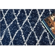 Giorgio Flatweave Pet Navy/Ivory 2'x3' Area Rug