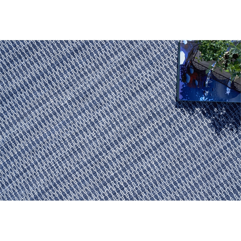 Florence Flatweave Pet Navy 14'x18' Area Rug