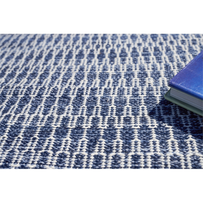 Florence Flatweave Pet Navy 2'x3' Area Rug