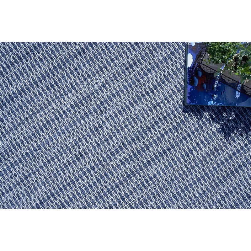 Florence Flatweave Pet Navy 8'x10' Area Rug