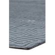 Greek Key Hand-Knotted Wool/Viscose Aqua 8'x10' Area Rug