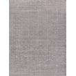 Greek Key Hand-Knotted Wool/Viscose Silver 6'x9' Area Rug