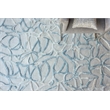 Goudy Handloomed Wool/Bamboo Silk Blue 10'x14' Area Rug