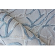 Goudy Handloomed Wool/Bamboo Silk Blue 9'x12' Area Rug