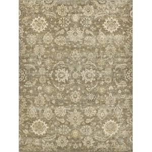 Heirloom Hand-Knotted New Zealand Wool Beige/Camel 14'x18' Area Rug