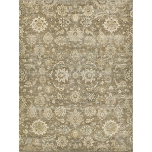 Heirloom Hand-Knotted New Zealand Wool Beige/Camel 8'x10' Area Rug