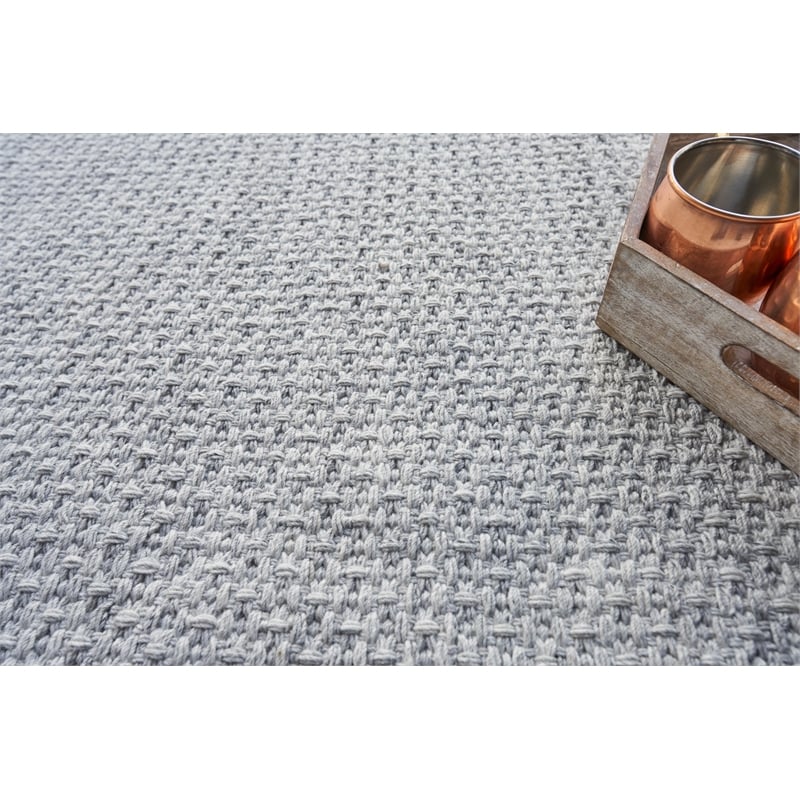 Gamma Flatweave Pet Silver 12'x15' Area Rug