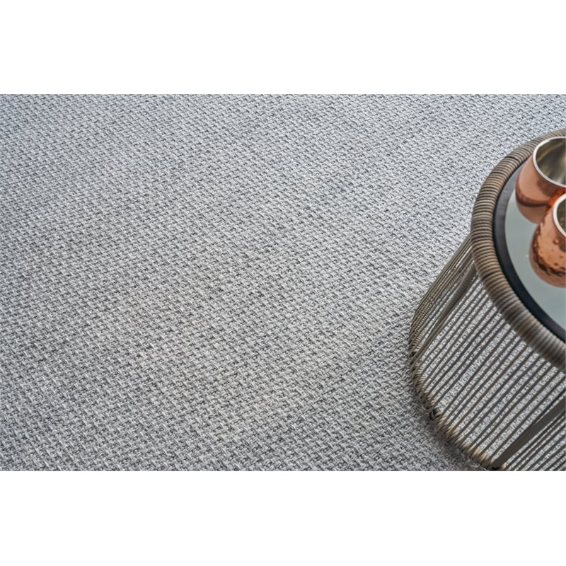 Gamma Flatweave Pet Silver 2'x3' Area Rug