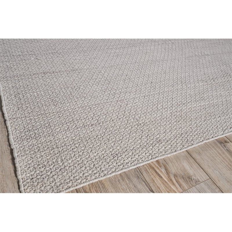 Gamma Flatweave Pet Beige 5'x8' Area Rug