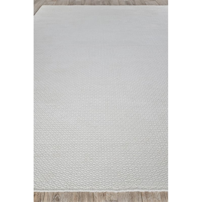 Gamma Flatweave Pet Ivory 4'x6' Area Rug