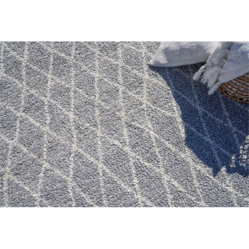 Giorgio Flatweave Pet Gray/Ivory 12'x15' Area Rug