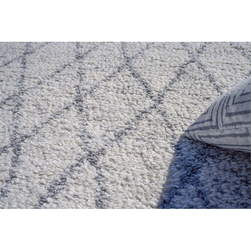 Giorgio Flatweave Pet Gray/Ivory 12'x15' Area Rug