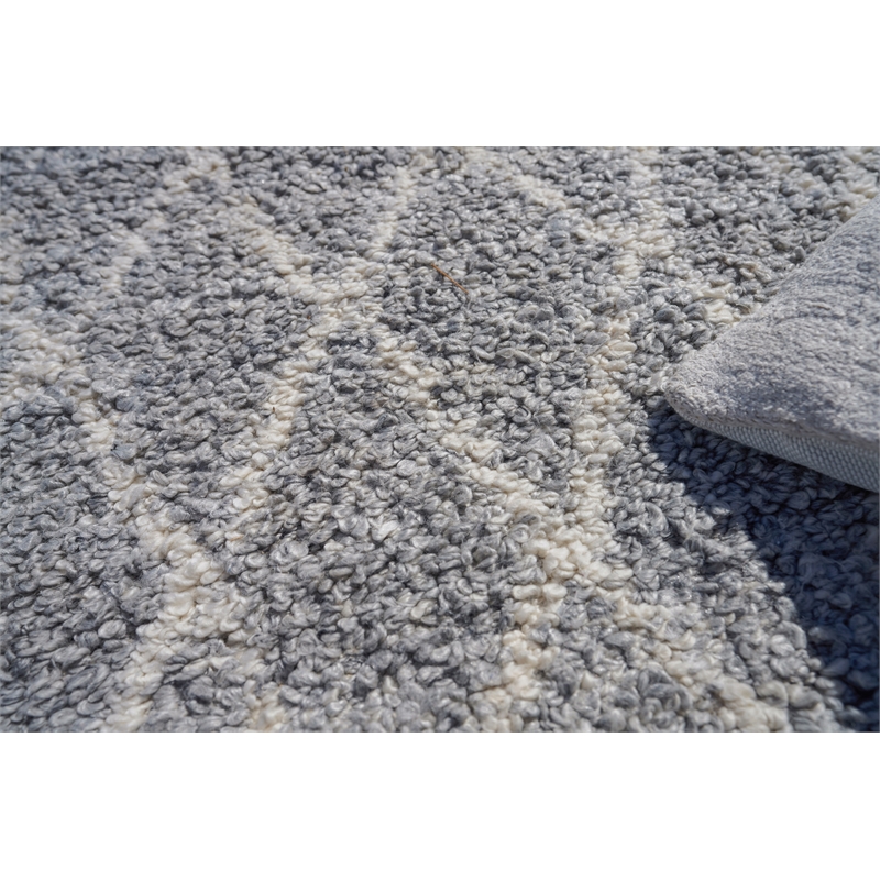 Giorgio Flatweave Pet Gray/Ivory 12'x15' Area Rug