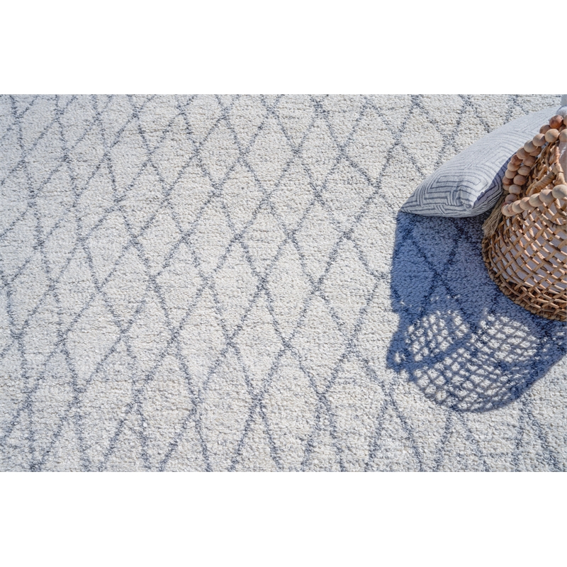 Giorgio Flatweave Pet Gray/Ivory 14'x18' Area Rug