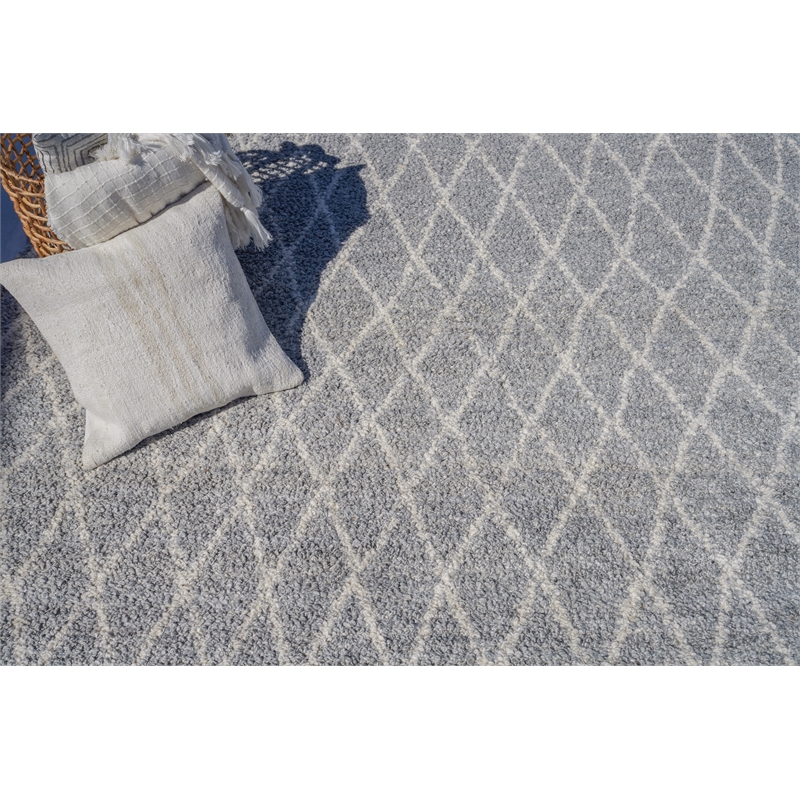 Giorgio Flatweave Pet Gray/Ivory 2'x3' Area Rug