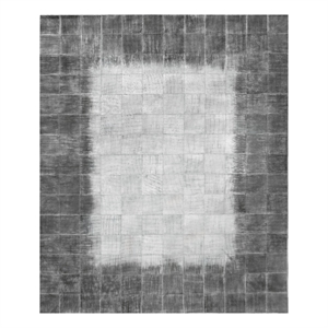 Granite Hide Hand-Tufted Leather Hide Silver 11'6&quotx14'6&quot Area Rug