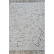 Goudy Handloomed Wool/Bamboo Silk Ivory/Beige 6'x9' Area Rug