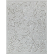 Goudy Handloomed Wool/Bamboo Silk Ivory/Beige 6'x9' Area Rug