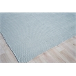 Harbor Flatweave Polypropylene Silver/White 6'x9' Area Rug