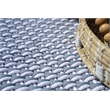 Harbor Flatweave Polypropylene Silver/White 6'x9' Area Rug