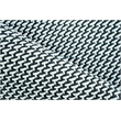 Harbor Flatweave Polypropylene White/Black 6'x9' Area Rug