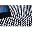 Harbor Flatweave Polypropylene White/Black 6'x9' Area Rug