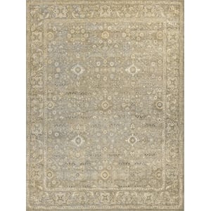 Heirloom Hand-Knotted New Zealand Wool Gray 10'x14' Area Rug