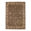 Intricate Agra Hand-Knotted New Zealand Wool Light Green/Beige 12'x18' Area Rug