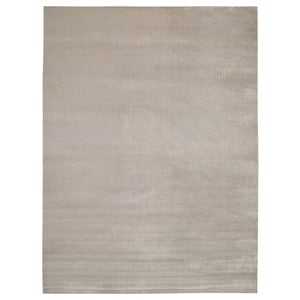 Honeycomb Handloomed Viscose Silver 14'x18' Area Rug