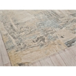 Infinity Power Loom Wool/Nylon Ivory/Blue/Terracotta 12'x15' Area Rug
