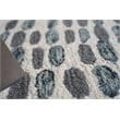 Ink Blot Hand-Tufted New Zealand Wool Black/Gray 8'x10' Area Rug