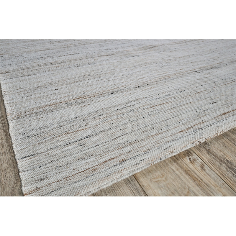Kashmir Flatweave Pet Light Beige 2'x3' Area Rug