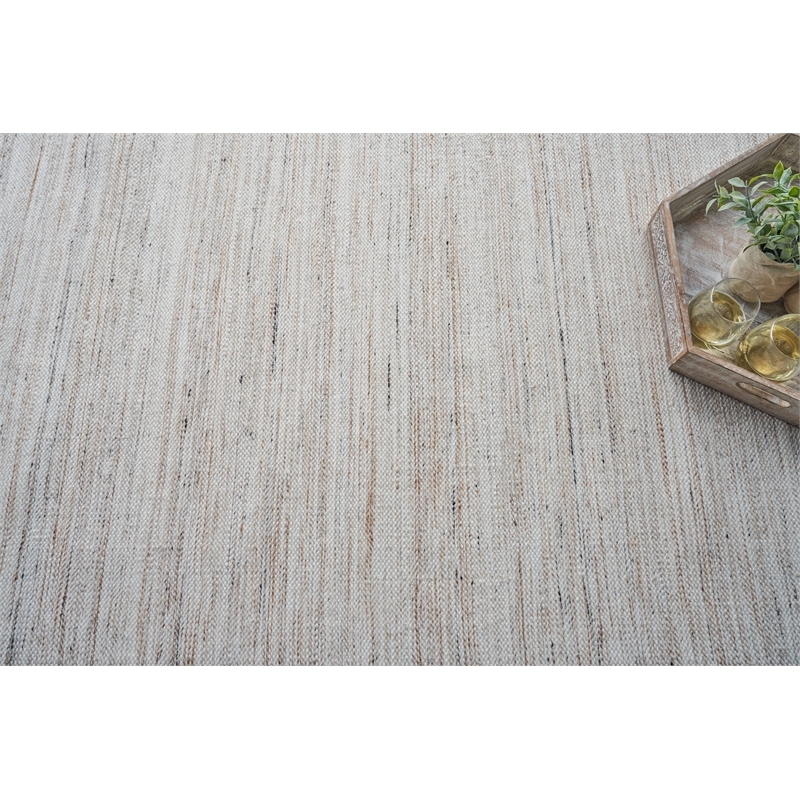 Kashmir Flatweave Pet Light Beige 2'x3' Area Rug