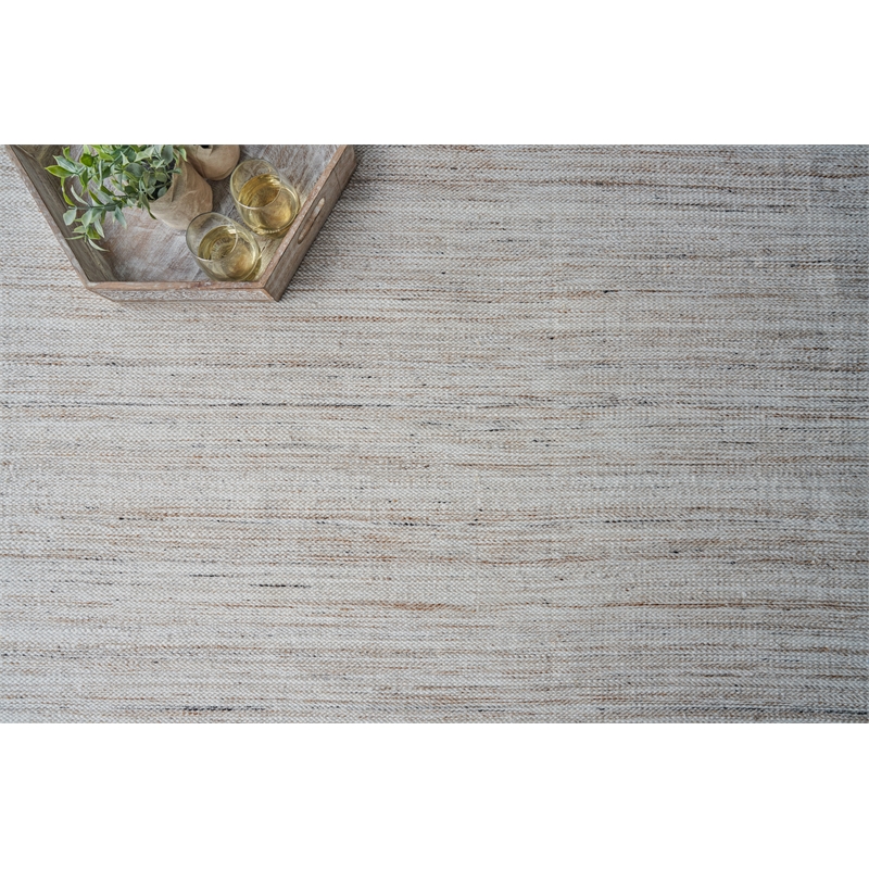 Kashmir Flatweave Pet Light Beige 2'x3' Area Rug