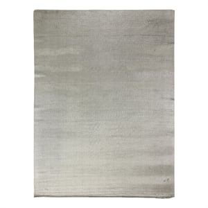 Honeycomb Handloomed Viscose Light Green 12'x15' Area Rug