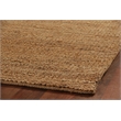 Jute Flatweave Jute Beige 12'x15' Area Rug