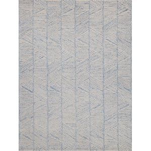 Kascata Hand-Tufted New Zealand Wool Blue/Ivory 14'x18' Area Rug
