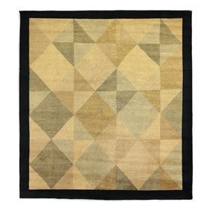 Himalayan Handloomed Viscose Black 8'x10' Area Rug