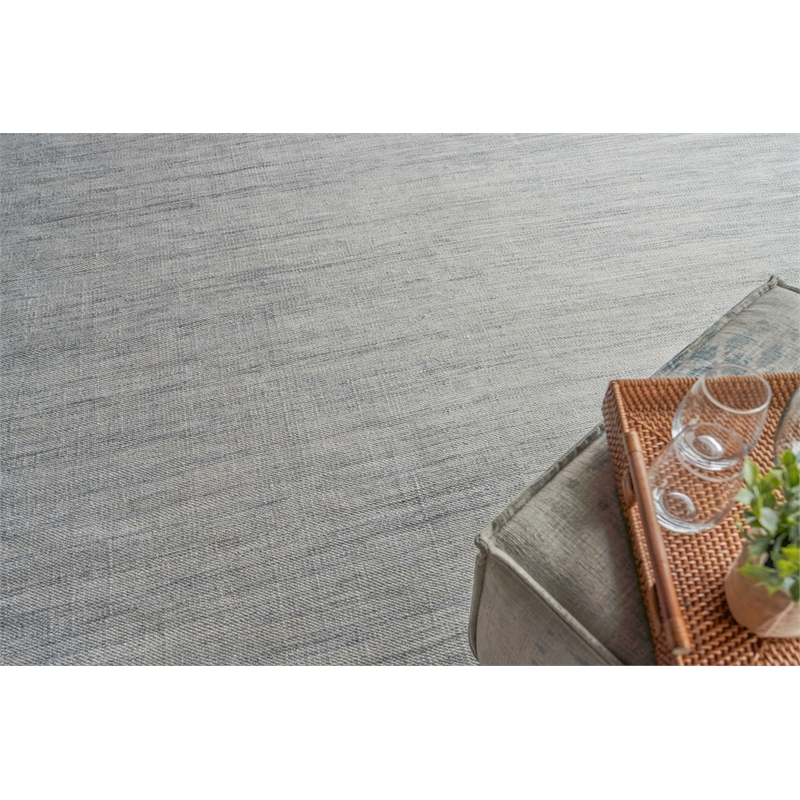 Kashmir Flatweave Pet Light Silver 2'x3' Area Rug