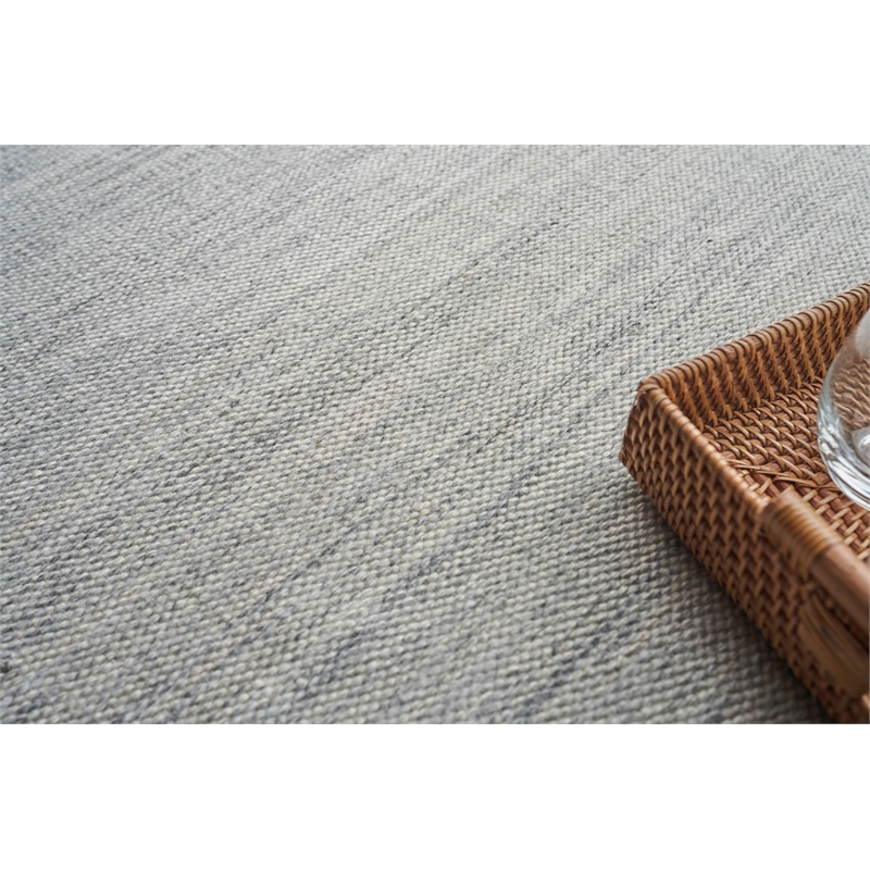 Kashmir Flatweave Pet Light Silver 2'x3' Area Rug