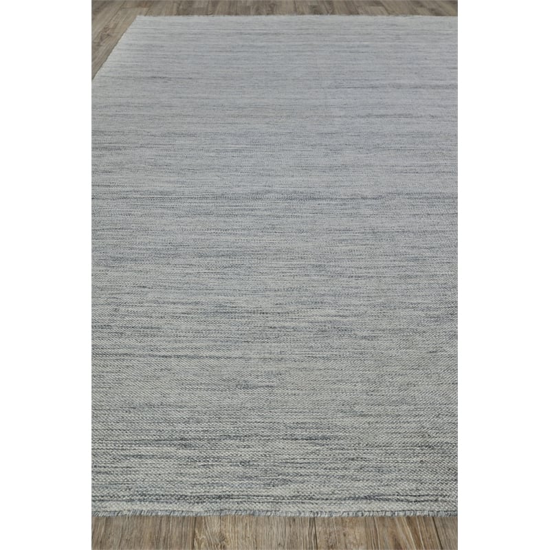 Kashmir Flatweave Pet Light Silver 6'x9' Area Rug