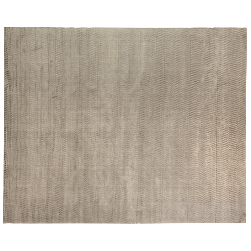 Honeycomb Handloomed Viscose Dark Gray 9'x14' Area Rug